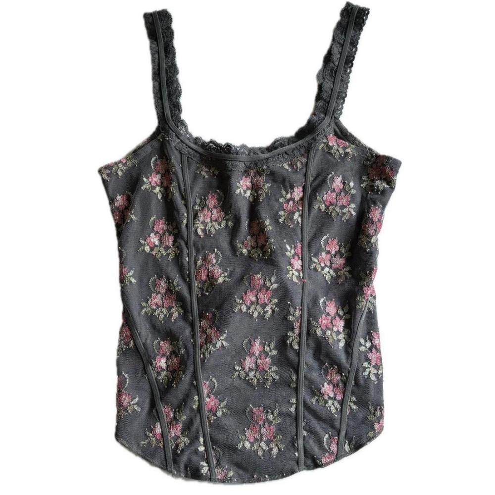 Guess Floral Corset Tank